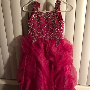 Hebeos size 4t pink formal wear gown